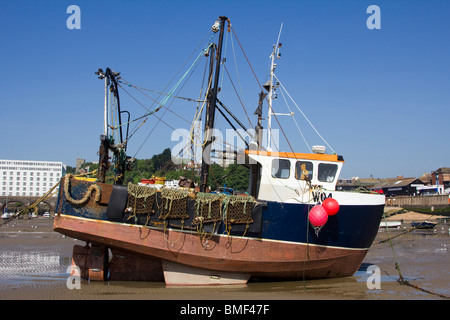 Porto di Folkestone kent england Regno unito Gb Foto Stock