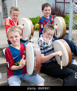 I concorrenti alla contea di Limerick Fleadh Ceol musica irlandese concorrenza, 5 giugno 2010 Ospedale, County Limerick, Irlanda Foto Stock