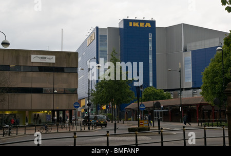 Coventry City Centre presi dall'angolo di Spon Strret. Foto Stock