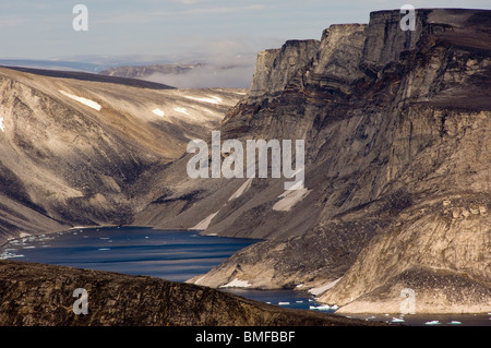 Capo della Misericordia, Cumberland Sound, Isola Baffin, Nunavut, Canada Foto Stock