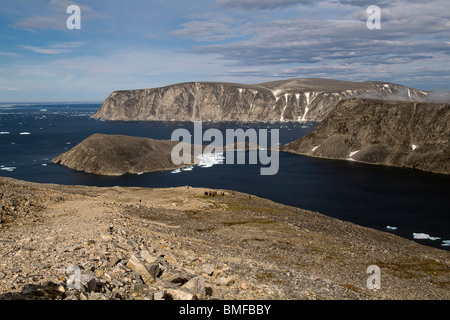 Capo della Misericordia, Cumberland Sound, Isola Baffin, Nunavut, Canada Foto Stock