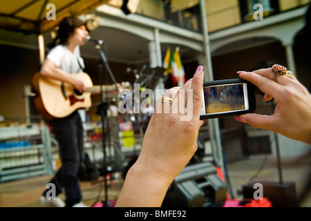 Hermes in concerto a Busto Garolfo, Milano, Italia, 05.06.2010 Foto Stock