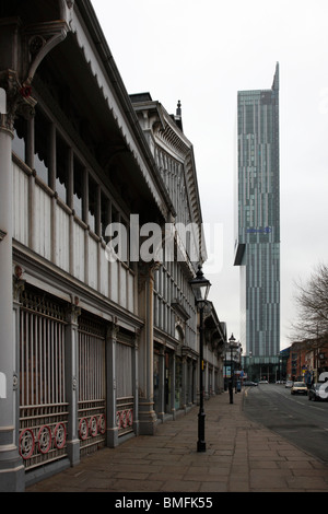 Hilton Hotel Beetham Tower, Manchester, Regno Unito Foto Stock