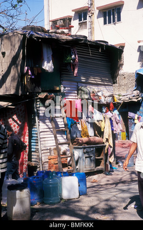 Baraccopoli in Mumbai India Foto Stock