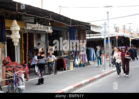 Ha Pishpeshim mercato - Vecchia Jaffa - Tel Aviv - Israele Foto Stock