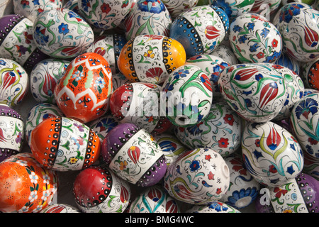 La Turchia Antalya - in ceramica colorata doni di uova Foto Stock