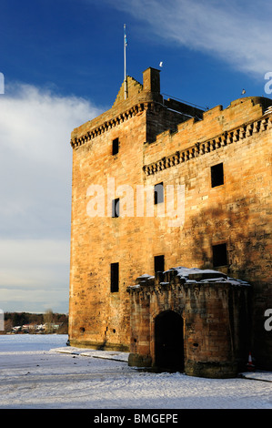 Linlithgow Palace in West Lothian, Scozia Foto Stock