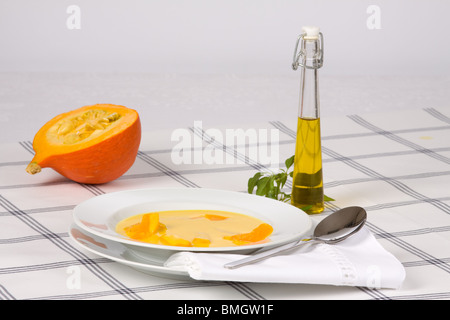 Zuppa di zucca Foto Stock
