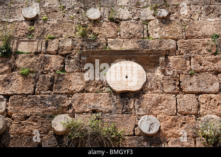 La Turchia Antalya - arabo iscrizione sulle mura della città vecchia Foto Stock