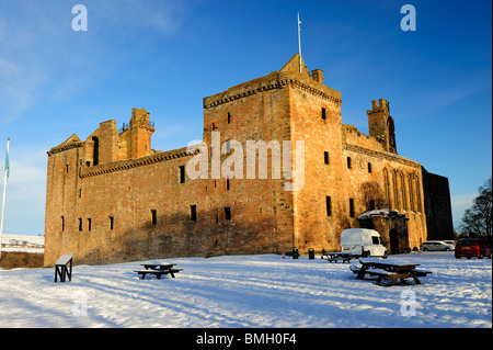 Linlithgow Palace in West Lothian, Scozia Foto Stock