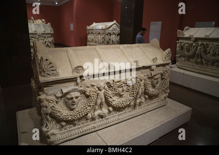 La Turchia Antalya - Museo di Antalya - Tomba dal II secolo D.C. Perge Foto Stock