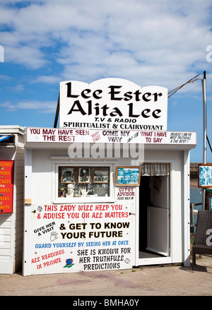 Indovino a British seaside resort Inghilterra REGNO UNITO Foto Stock