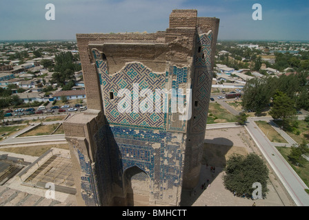 Palazzo Ak-Saray, Timur's Summer Palace, Shakrisabz, Uzbekistan Foto Stock