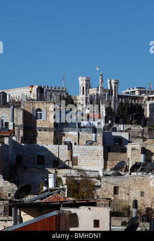 Israele,Gerusalemme,città vecchia,da ospizio austriaco,Notre Dame de France Foto Stock