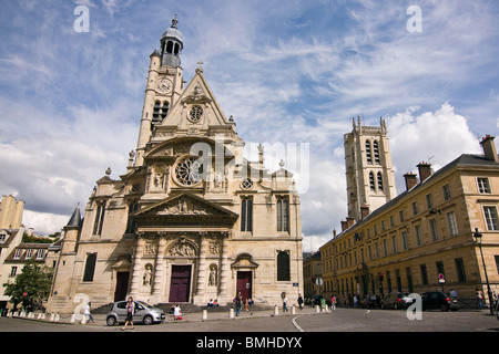 Saint Etienne du Mont chiesa, Parigi, Francia Foto Stock