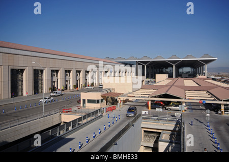 Dall'Aeroporto di Malaga, Malaga, Costa del Sol, provincia di Malaga, Andalusia. Foto Stock