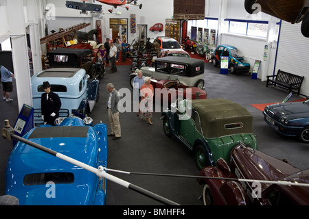 Interno del Lakeland Motor Museum, Newby Bridge, Cumbria Foto Stock