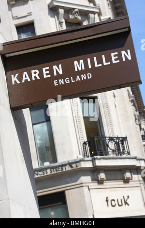 Un Karen Millen store su Regent Street, Londra, Inghilterra, Regno Unito Foto Stock