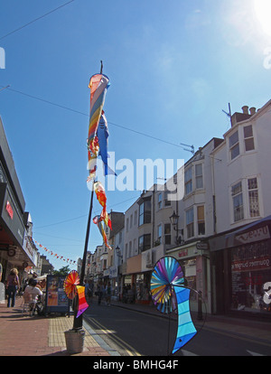 North Laine shopping, Kensington Gardens, Brighton East Sussex, England, Regno Unito, Gran Bretagna Foto Stock