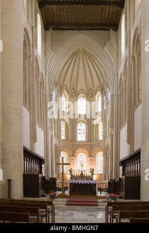 L' Abbazia di Cerisy-la-Foret in Normandia, dedicato a San Vigor Foto Stock