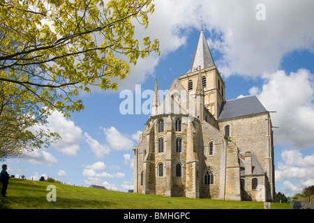 L' Abbazia di Cerisy-la-Foret in Normandia, dedicato a San Vigor Foto Stock