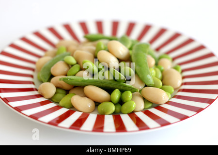 Edamame e burro Insalata di fagioli Foto Stock