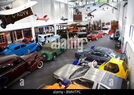 Interno del Lakeland Motor Museum, Newby Bridge, Cumbria Foto Stock