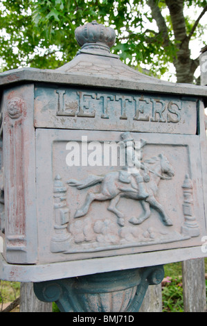 Vecchia scatola di lettera Foto Stock