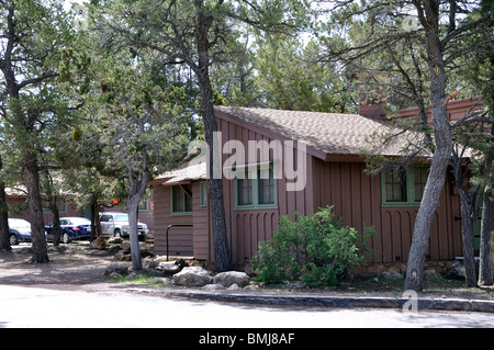 Maswik Lodge cabine nel Grand Canyon, Arizona, Stati Uniti d'America Foto Stock