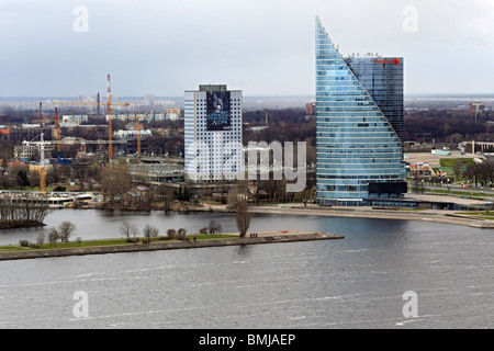 Swedbank edificio centrale, Riga, Lettonia Foto Stock