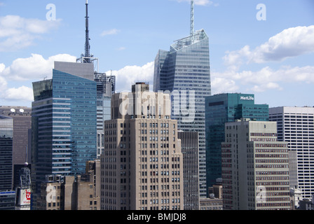 Edifici in midtown Manhattan, New York Foto Stock