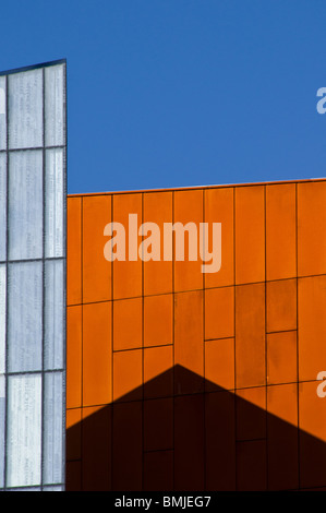 Il Gate Parkway Alloggi studenteschi edifici progettati da Ian Simpson Architects a Manchester in Inghilterra. Foto Stock