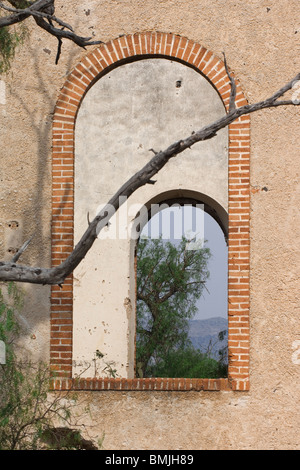 Ex miniera di Santa Brigida, minerale de Possos, Provincia di Guanajuato, Messico Foto Stock