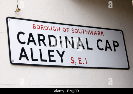 Il Cardinale Cap vicolo, Bankside, Southwark, Londra Foto Stock