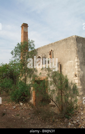 Ex miniera di Santa Brigida, minerale de Possos, Provincia di Guanajuato, Messico Foto Stock