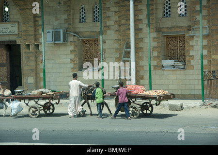 L'Egitto, al Cairo. La vita quotidiana nel centro cittadino del Cairo. Foto Stock