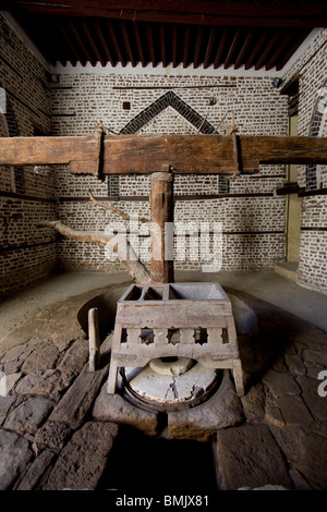 Mulino in Abu Shahin House, Rosetta (Rashid), Beheira, Egitto Foto Stock