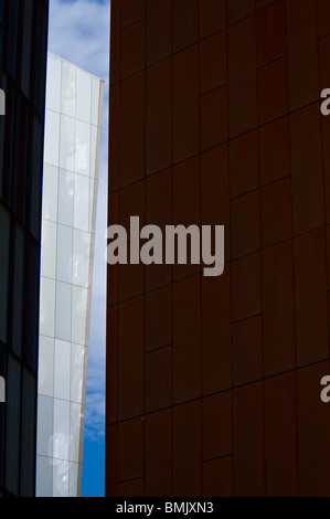 Il Gate Parkway Alloggi studenteschi edifici progettati da Ian Simpson Architects a Manchester in Inghilterra. Foto Stock