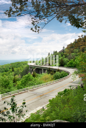 Linn Cove viadotto Foto Stock