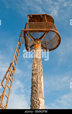 Bagnino in disuso torre di avvistamento (Cabo de Gata, Spagna) Foto Stock