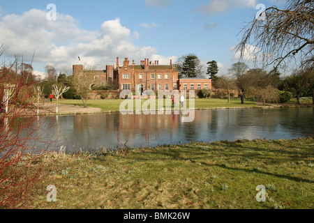 Hodsock Priory & Giardini Blyth vicino a Worksop Nottinghamshire Inghilterra GB UK 2010 Foto Stock