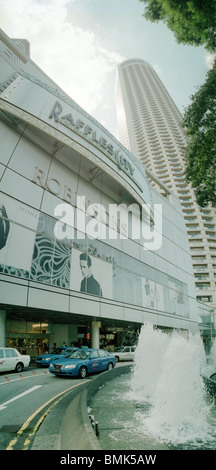 Raffles City Shopping Centre Singapore Foto Stock
