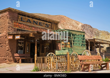 Il calicò città mineraria, General Store in California USA Foto Stock