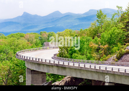 Linn Cove viadotto Foto Stock