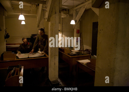 Churchill Cabinet War Rooms, Londra Foto Stock