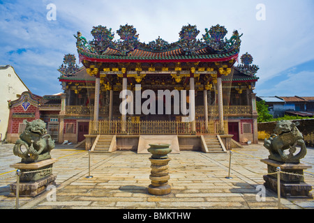 Khoo Kongsi clanhouse e tempio di Penang, Malaysia. Foto Stock