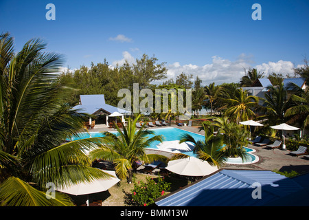 Maurizio Maurizio meridionale, Blue Bay, Blue Lagoon Beach Hotel, piscina Foto Stock