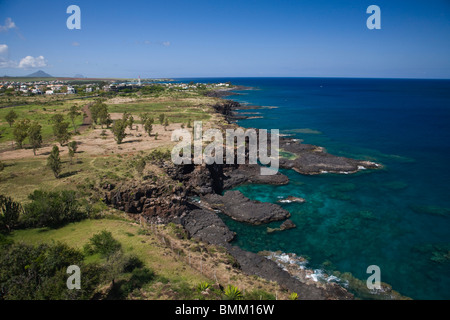 Maurizio, Western Maurizio, Belle Vue, vista oceano dal Albion faro Foto Stock