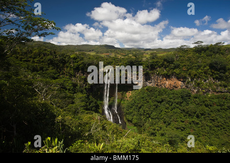 Maurizio, Western Maurizio, Chamarel, Chamarel cascata Foto Stock