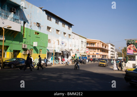 Il Senegal, a Dakar. Scena di strada Foto Stock